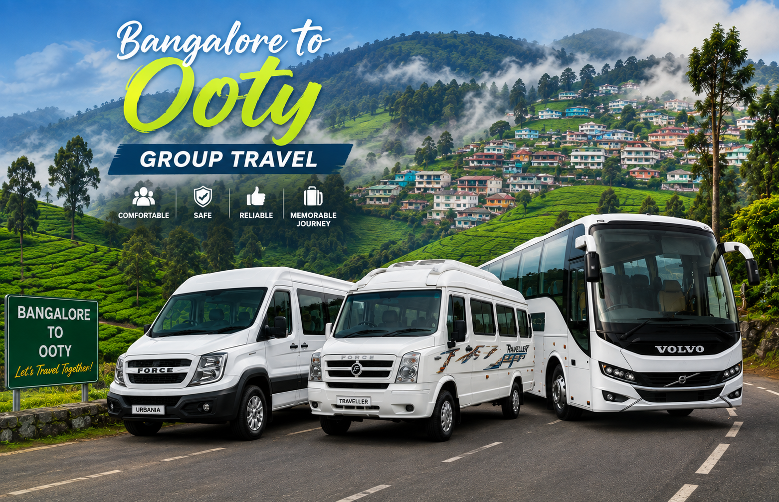 Bangalore to Ooty Group Travel